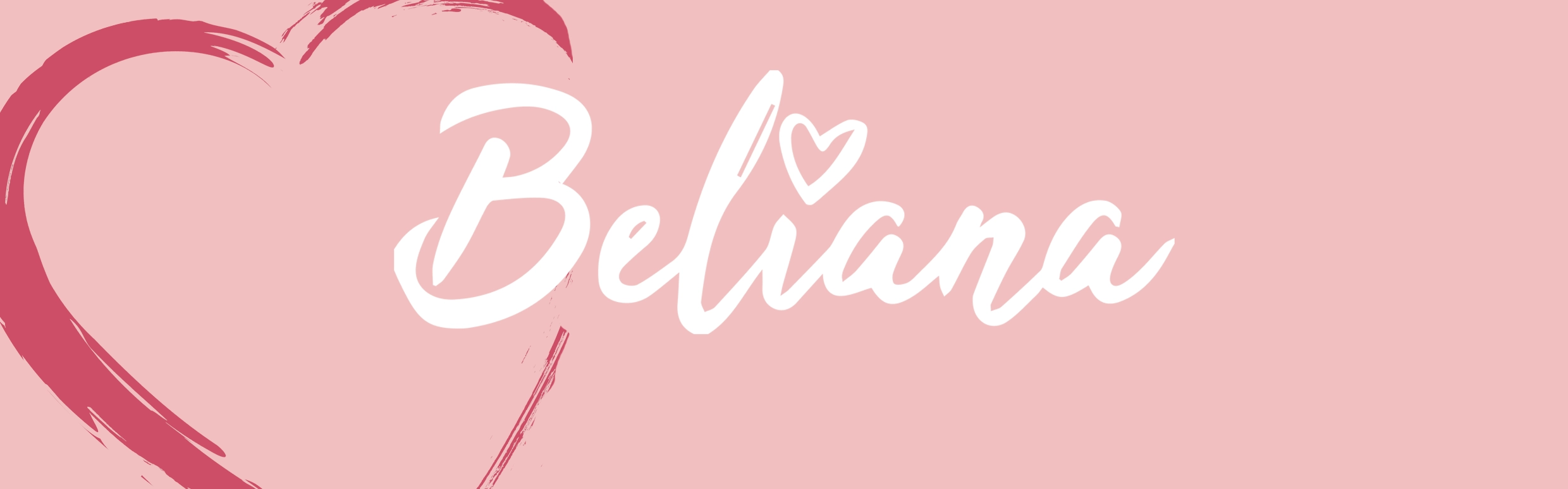 Logo Beliana auf rosa Untergrund