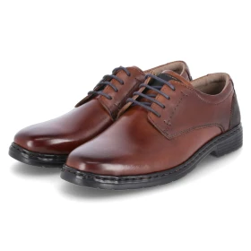 Halbschuhe ALASTAIR 01 - COGNAC-KOMBI