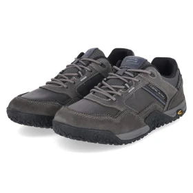 Outdoorsneaker CROSS - asphalt/blau