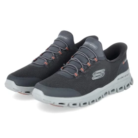 Low Sneaker GLIDE-STEP REMNYNT - charcoal/orange