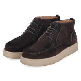 Schnürboots - mocca