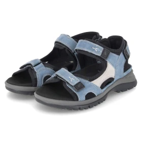Sandalen SORA - SCHWARZ DENIM STEIN