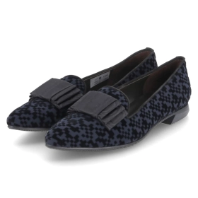 Ballerinas - king blu camoscio nero