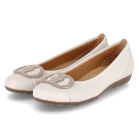 Ballerinas - creme/champagner