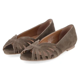 Peep Toe Ballerinas PASSIONATE - Green