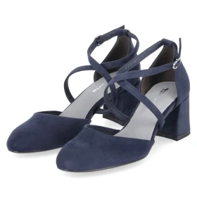 Riemchenpumps - navy