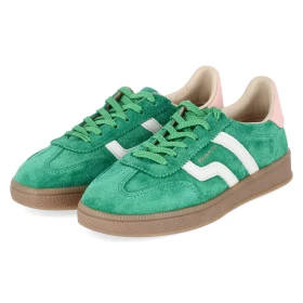 Low Sneaker - green/peachpink