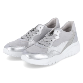 Low Sneaker - silber kombi