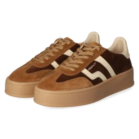 Low Sneaker CUZMANI - nut/cream