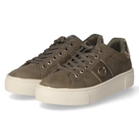 Low Sneaker - OLIVE NUBUC