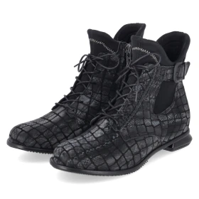 Ankle Boots - Grau/Schwarz