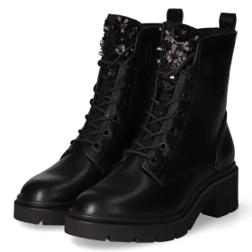 Schnürstiefeletten - black