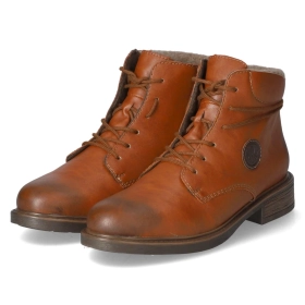 Schnürstiefeletten - BRAUN