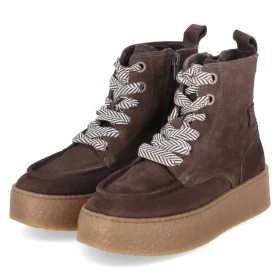 Schnürboots - mocca