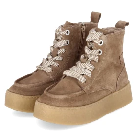 Schnürboots - beige