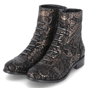 Ankle Boots - Schwarz/ Braun