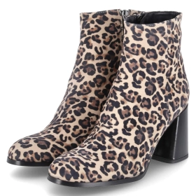 Ankle Boots - camel/nero