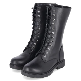 Schnürstiefel - schwarz