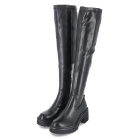 Overkneestiefel - black
