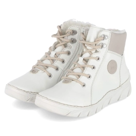 Schnürstiefeletten - WEISS