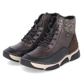 Winterboots - braun kombi