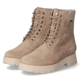 Winterschnürstiefeletten - taupe