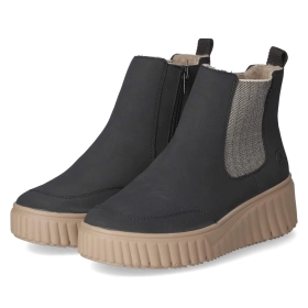 Chelsea Boots - pazifik/leinen