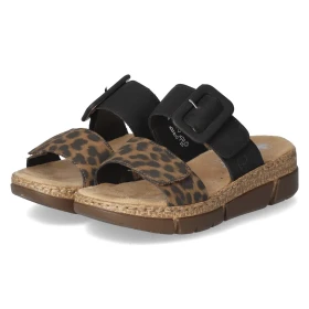 Pantoletten - BRAUN/SCHWARZ