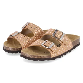 Pantoletten VARIS SPARK - oro rosa