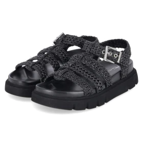 Plateau-Sandalen - black