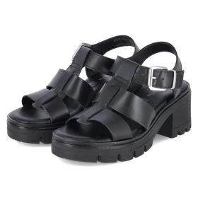 Sandaletten - BLACK LEATHER Sandaletten - BLACK LEATHER
