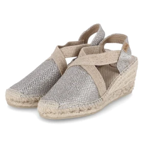 Espadrille-Sandaletten TRITON - platinum