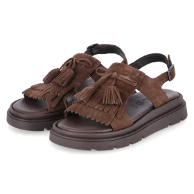 Sandalen - mocca