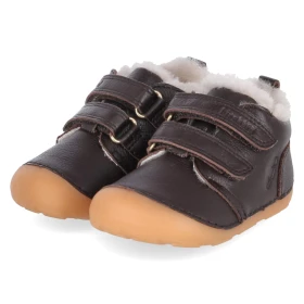 Barfuß-Klettschuhe CARTER LAMB BAREFOOT - dark brown