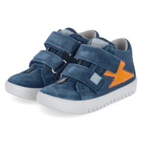 Klettschuhe SUPIES 4S - BLAU/ORANGE Klettschuhe SUPIES 4S - BLAU/ORANGE