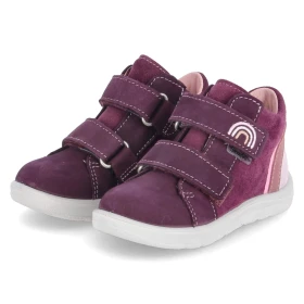 Halbschuhe LARA - merlot/rose