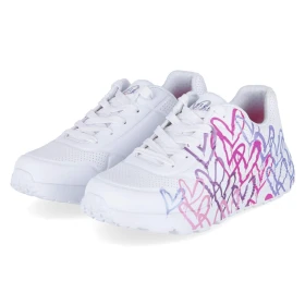 Low Sneaker UNO LITE METALLIC JOY - white/puple/pink