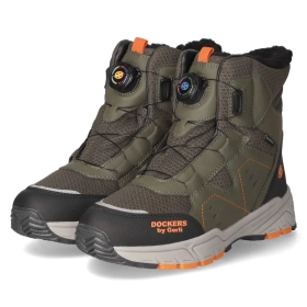 Schnürstiefeletten - khaki