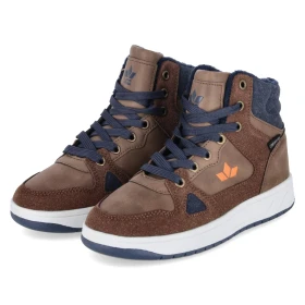 High Sneaker COLDEN - braun/marine/orange