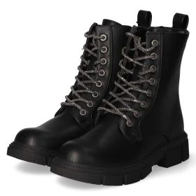 Schnürboots - schwarz