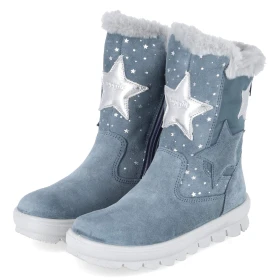 Winterstiefel FLAVIA - BLAU/SILBER