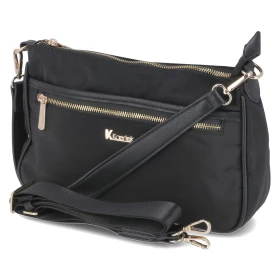 Schultertasche - schwarz