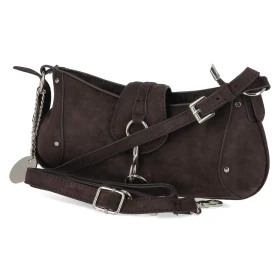 Baguette Bag MARINA SUEDE - BROWN