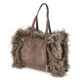 Wende-Shopper - taupe