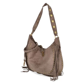 Schultertasche - taupe