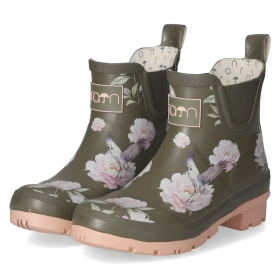 Gummistiefel PEONY - Kaki-Pink