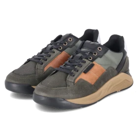 Low Sneaker - Khaki-Black