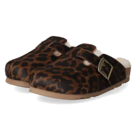 Clogs BERLIN - DARK LEOPARD
