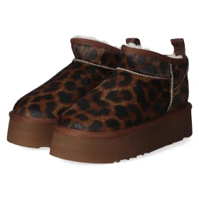 Winterboots COSY - DARK LEOPARD