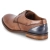 Halbschuhe DOMINO - 3 - CAMEL/ATLANTIC BLUE